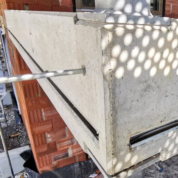 Systembrüstung SV3 für nachträgliche Montage auf eingegossene Montageschene – Bild 4