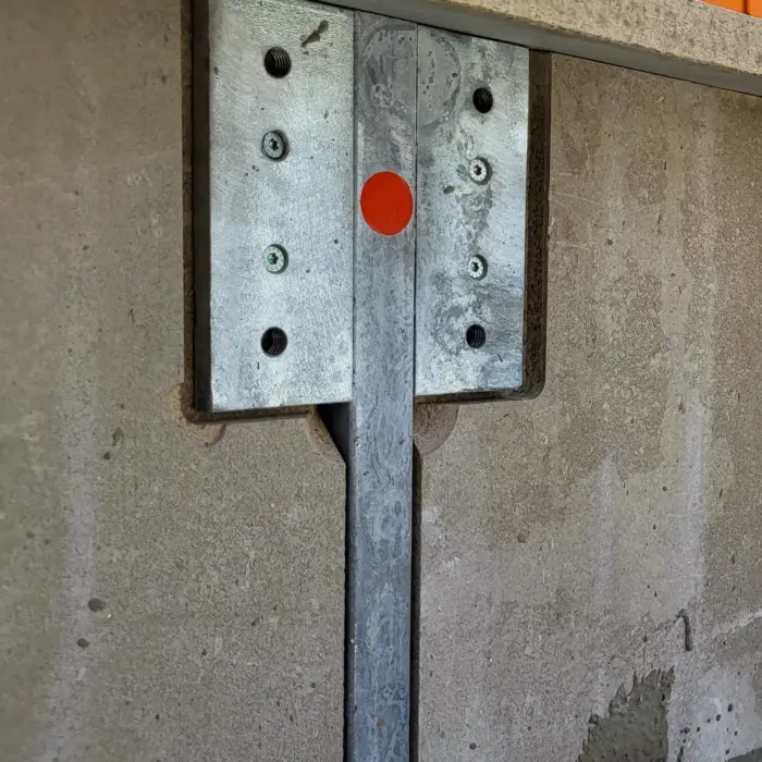 elea Systembüstung X-RS3-M12 für geländer auf büstungkonsole