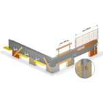 Auskragende Absturzsicherung