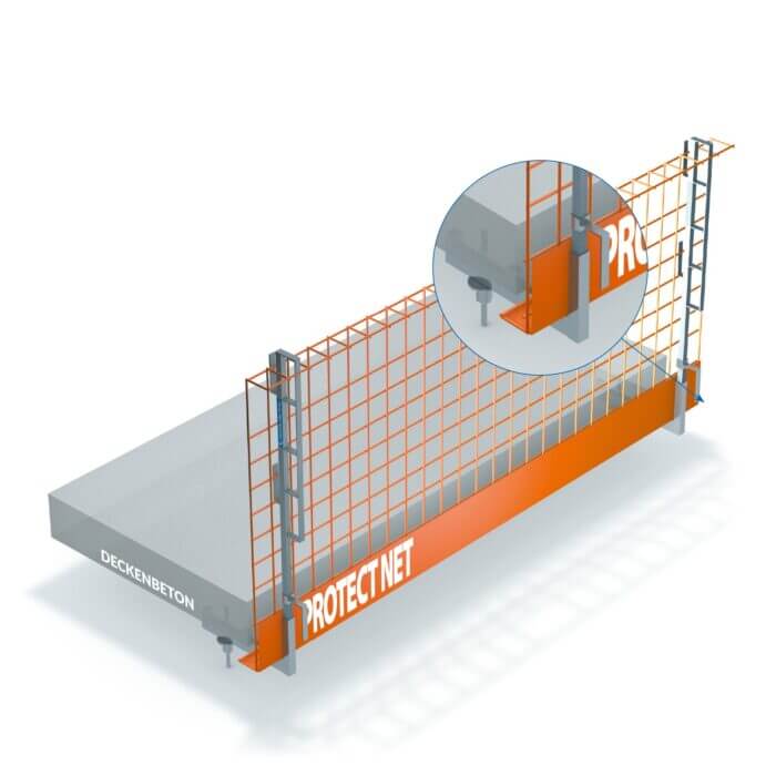 Untersichtsgeländerhalter 43 cm – Bild 2