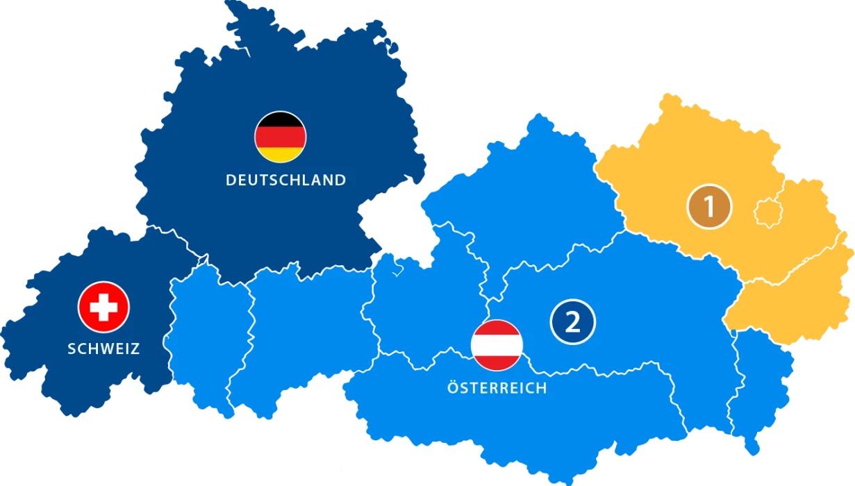 elea Außendienst Map
