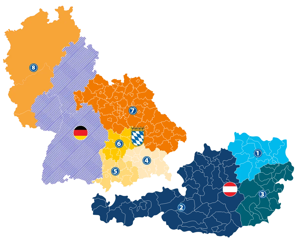 elea Außendienst Map