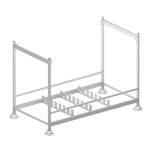 elea Barelle für 10 Stk. Schutzgerüsteckkonsole 150 cm 2280x1650x900